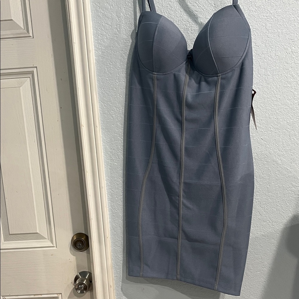 Light Blue Bodycon Dress